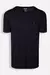 CAMISETA RESERVA BASICA PRETA PICA VERMELHO