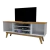 RACK DETRIT Cinamomo/Off White 65" - comprar online