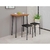 CJ MESA 4 BANQ SOMA LUANA 68×68 QUADRADA PRETO PRATA CINAMOMO