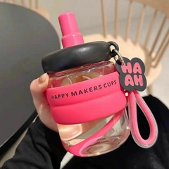 BOTELLA DE AGUA CON SORBETE DOBLE PICO HAPPY MAKERS - FH-7102 en internet