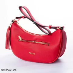 CARTERA DE DAMA ECOCUERO FORMA LUNA MARCA PRATYS - PCAR-016 en internet