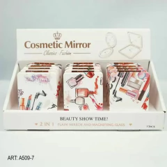 ESPEJO RECTANGULAR ESTAMPA MAQUILLAJE - A509-7 - Nuevamoda