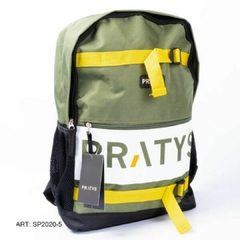 MOCHILA BICOLOR PRATYS C/TIRA AMARILLA - SP2020-5 - comprar online