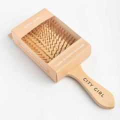 CEPILLO DE PELO DE MADERA - KY5006 en internet