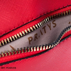 Imagen de CARTERA DE DAMA ECOCUERO FORMA LUNA MARCA PRATYS - PCAR-016