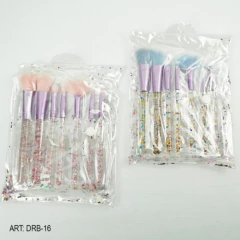 Imagen de SET BROCHA GLITTER CON ESTUCHE - DRB-16