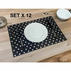 INDIVIDUAL DESCARTABLE DE PAPEL X 12PCS VARIOS MODELOS - comprar online