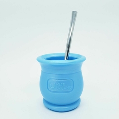 MATE URBANO TOPICO CON BOMBILLA SACA YERBA PERLADO - 5001C/21245 en internet