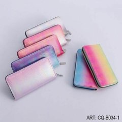 BILLETERA GRANDE MULTICOLOR - CQ-B034-1