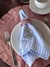 Kit Rose com Guardanapo Bordado 2 Lugares - comprar online