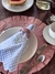 Kit Rose com Guardanapo Bordado 2 Lugares