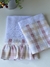 Kit Coordenado Xadrez Rosa - comprar online