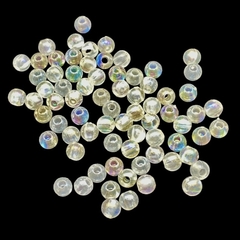 PERLAS PLASTICAS. Redondas TRANSLÚCIDAS BOREALES - comprar online