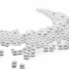 PERLAS Plasticas BLANCAS Perladas - comprar online