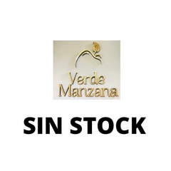Perlas plasticas. Redondas Metalizadas - Verde Manzana