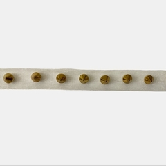 Galón (cinta) con púas doradas. - comprar online