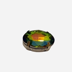Cristales. OVAL 13 x 18 mm - Verde Manzana