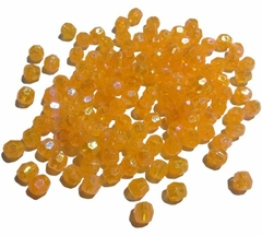Perlas Facetadas 4 mm - Verde Manzana
