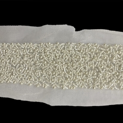 Galón Bordado con Mostacillas. 5 cm de ancho
