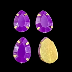 Acrílicos engarzados. GOTAS 13x18 mm. OPACAS Y OPALINAS