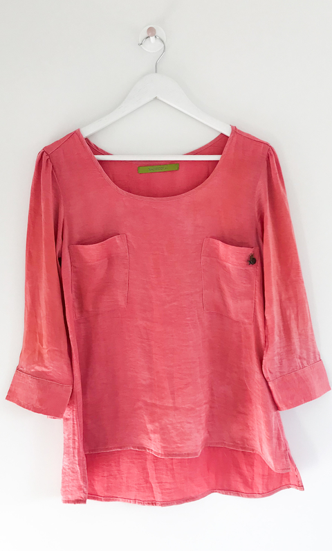 Blusa simil seda RAPSODIA