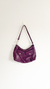 cartera kidney de cuero violeta - comprar online