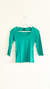 Remera 3/4 verde H&M