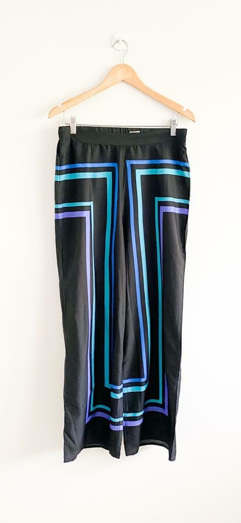 Pantalón negro estampado INDIA STYLE