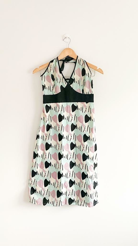 Vestido estampado con colores