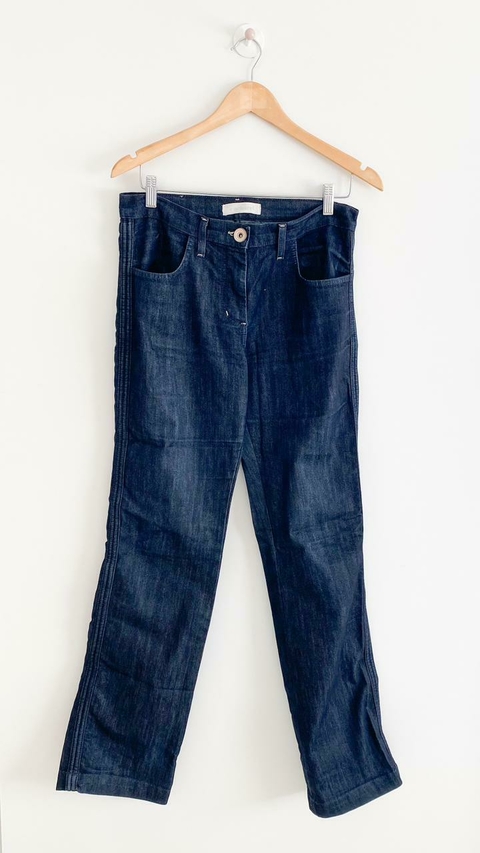 Pantalón de jean oscuro pata recta CACHAREL