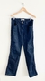 Pantalón de jean oscuro pata recta CACHAREL