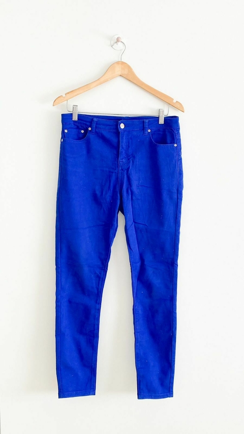 Pantalón skinny azul eléctrico FOREVER 21