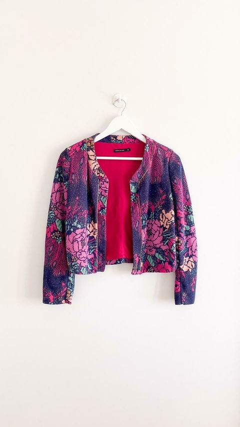 Saquito floral abierto CUESTA BLANCA