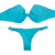 Biquíni Monique Azul Tiffany Texturizado na internet