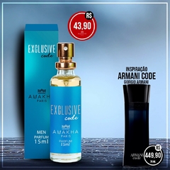 EXCLUSIVE CODE perfume masculino 15ml