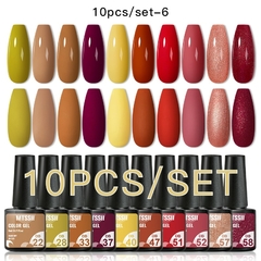 Kit com 10 ou 12PCS esmalte em Gel UV - lindi