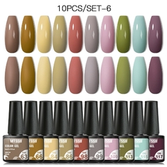 Imagem do Kit com 10 ou 12PCS esmalte em Gel UV
