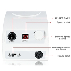 micro motor manicure novo Design Nail Drill 35000 RPM/20000 RPM - lindi