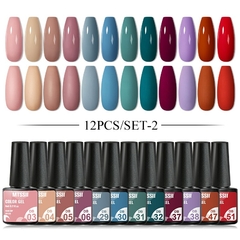 Imagem do Kit com 10 ou 12PCS esmalte em Gel UV