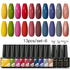 Kit com 10 ou 12PCS esmalte em Gel UV - loja online