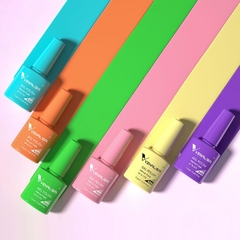mini esmalte em gel uv 7.5ml varias cores - lindi