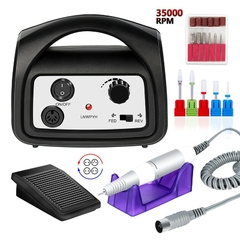 micro motor manicure novo Design Nail Drill 35000 RPM/20000 RPM - comprar online