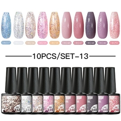Kit com 10 ou 12PCS esmalte em Gel UV - lindi