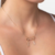 Pingente suporte com dois corações 541321 - Bella Patroa