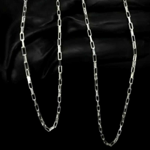 Corrente Tijolinho 3 mm em Prata 925