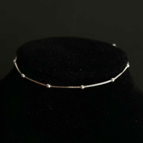 Pulseira Veneziana Com Bolinhas Pequenas
