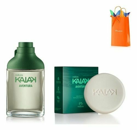 Kit Presente Kaiak Aventura 100ml Masculino e Sabonete em Barra 90g - Natura - comprar online
