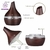Humidificador Aromatizador de 300ml con Luces RGB Símil Madera - comprar online