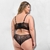 mulher loira gorda usando lingerie sexy