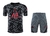 Kit de treino Paris Saint Germain Preto e Cinza 22- Nike Masculina